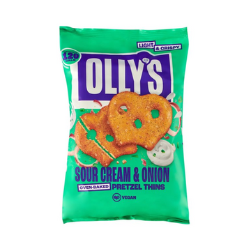 Olly's Pretzel - Sour Cream & Onion, 35g