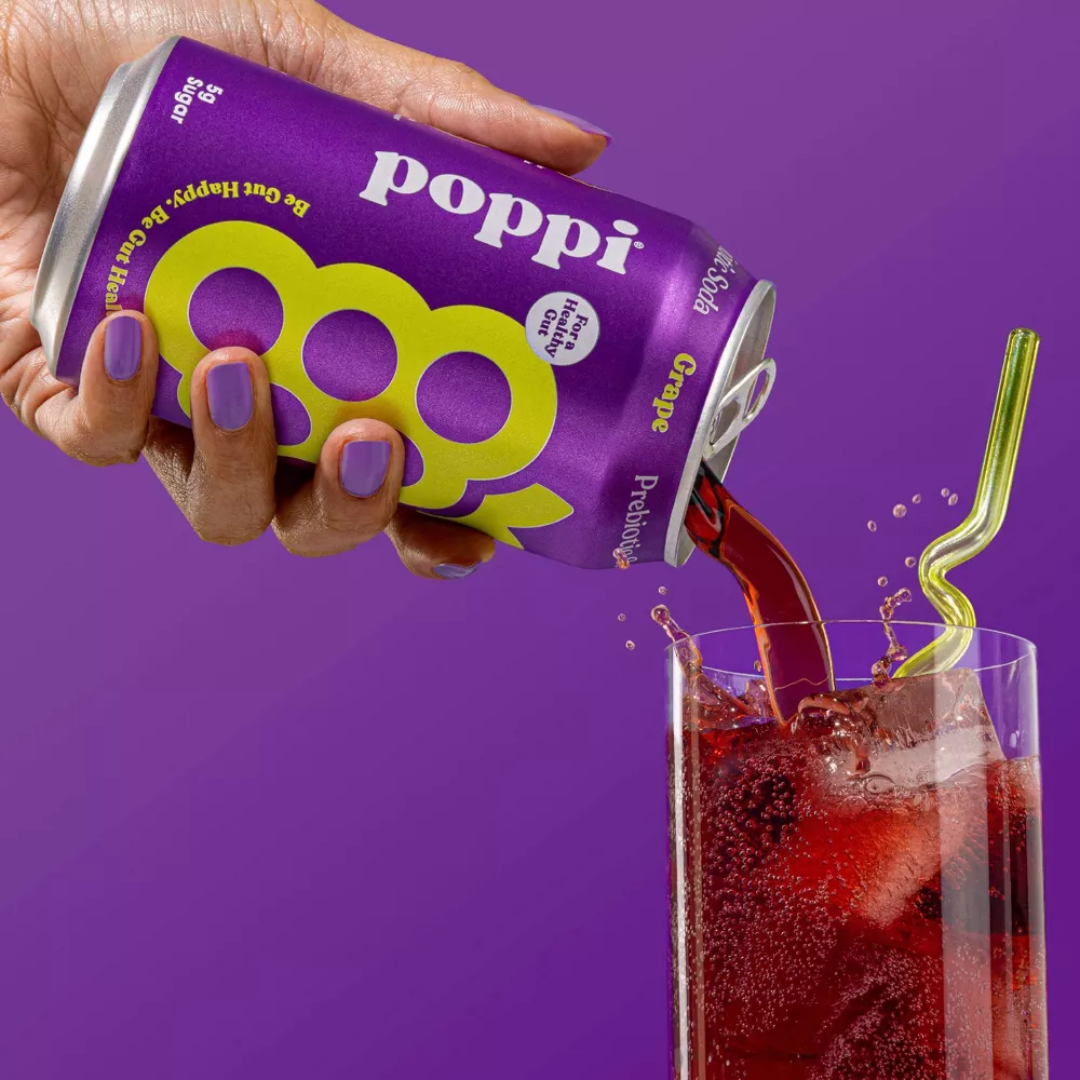 Poppi - Prebiotic Sodas, Grape Soda, 350ml-2