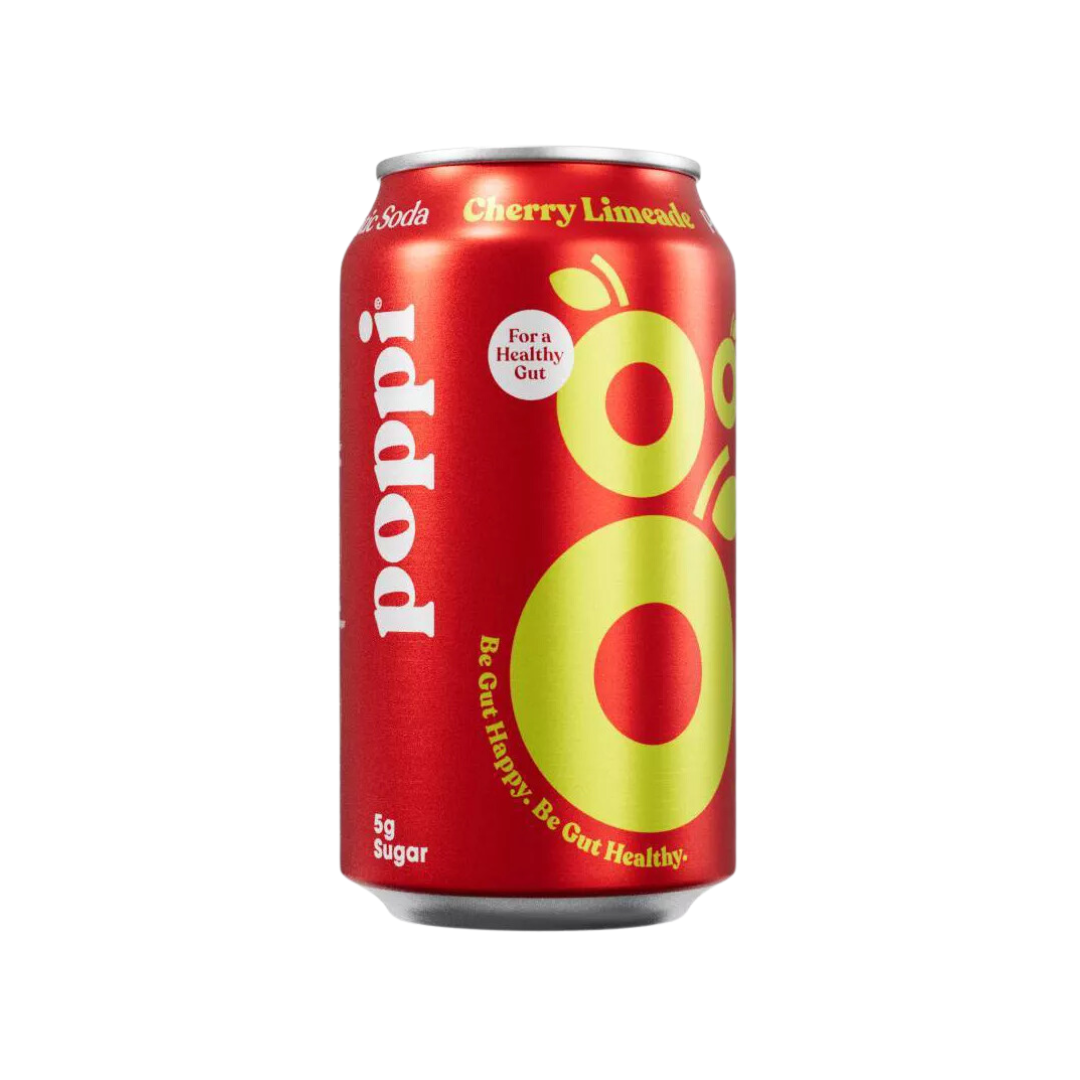 Poppi - Prebiotic Sodas, Cherry Limeade, 350ml