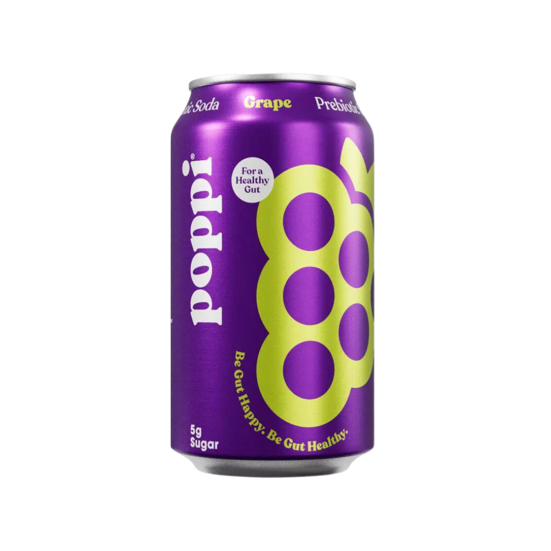 Poppi - Prebiotic Sodas, Grape Soda, 350ml-1