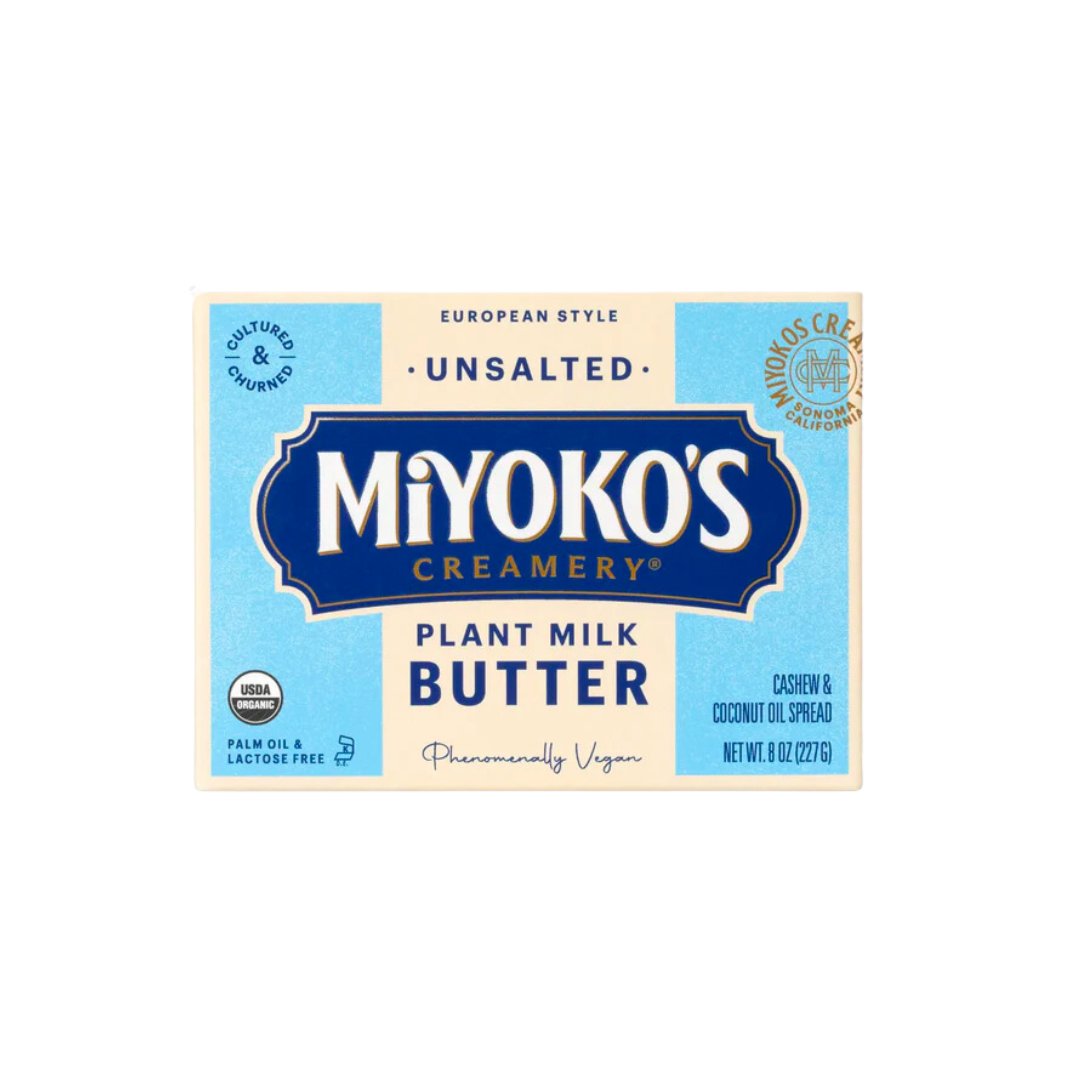 Miyoko's Creamery - Unsalted Cultured Vegan Butter, 227g