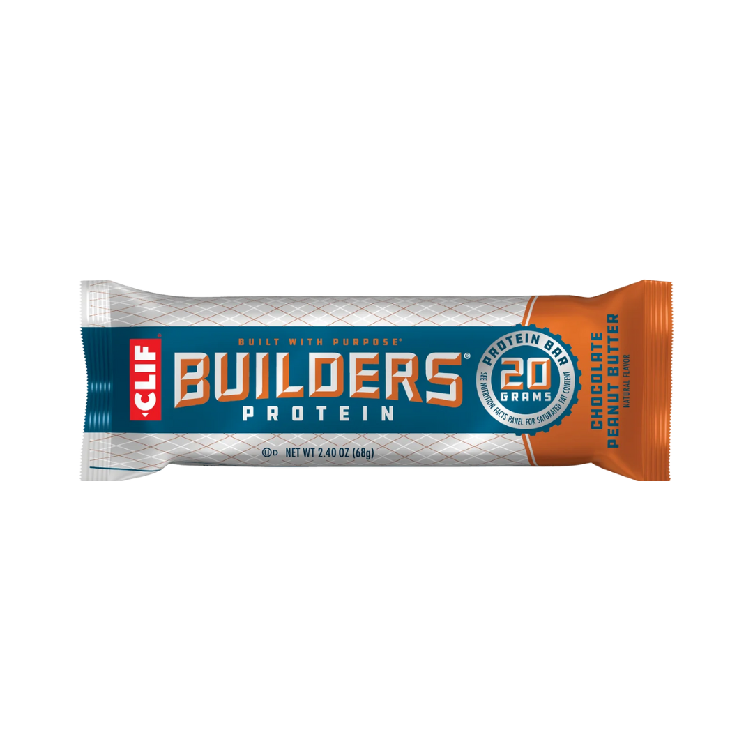 Clif Bar Protein Bar Builder's Chocolate Peanut Butter, 68g Everyday Vegan Grocer
