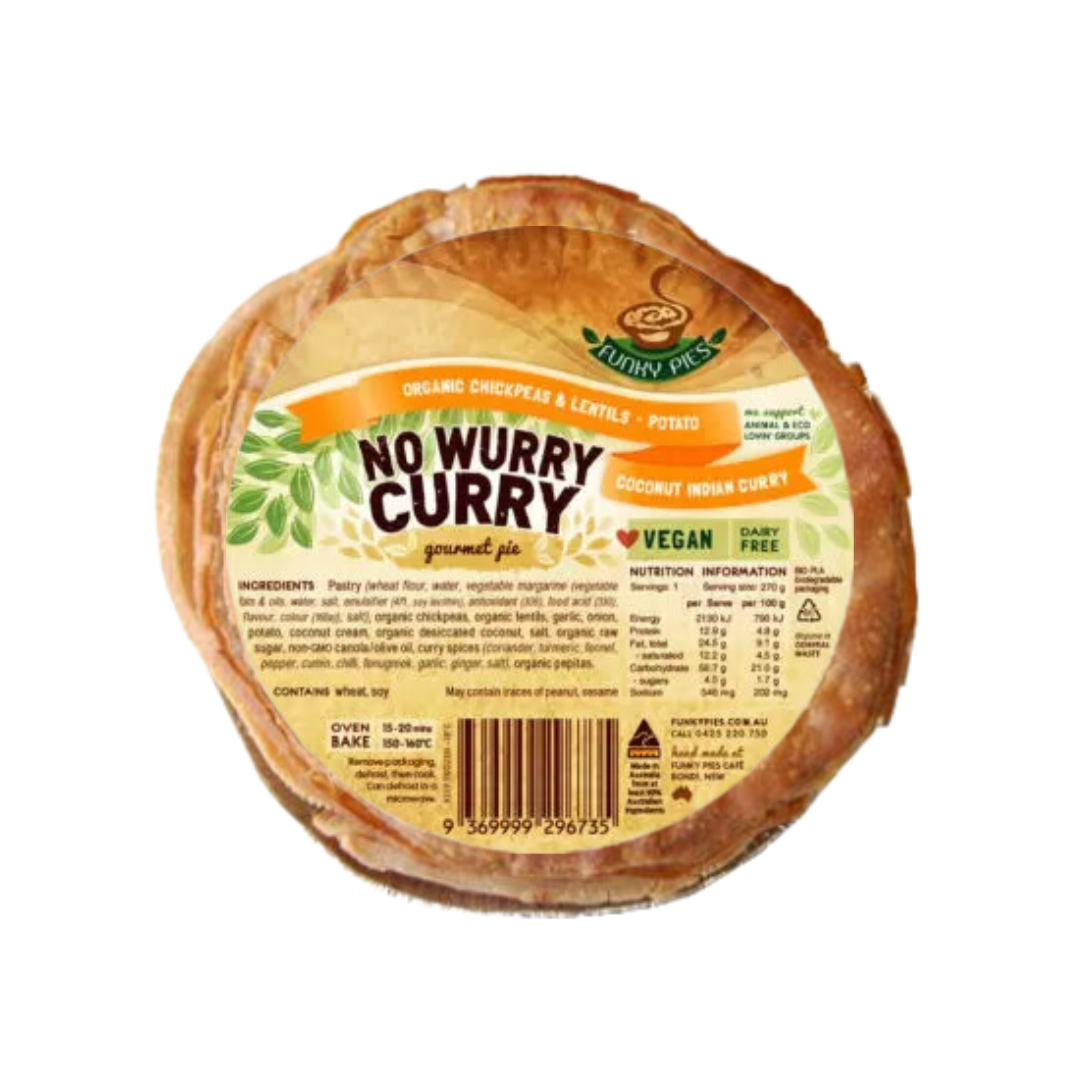 Funky Pies - No Wurry Curry 260g