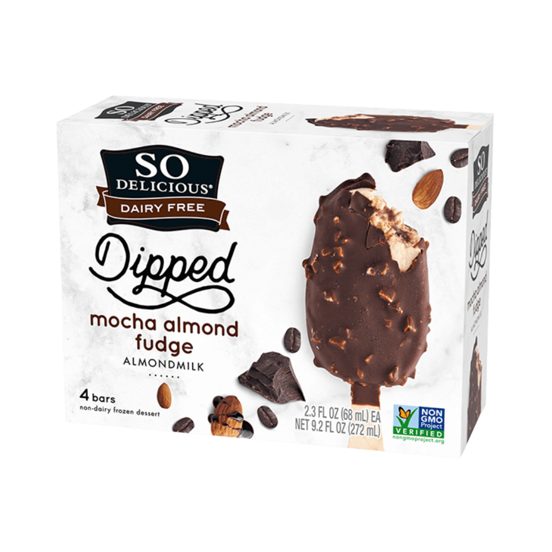 So Delicious - Mocha Fudge Almond Milk Bars, 272ml