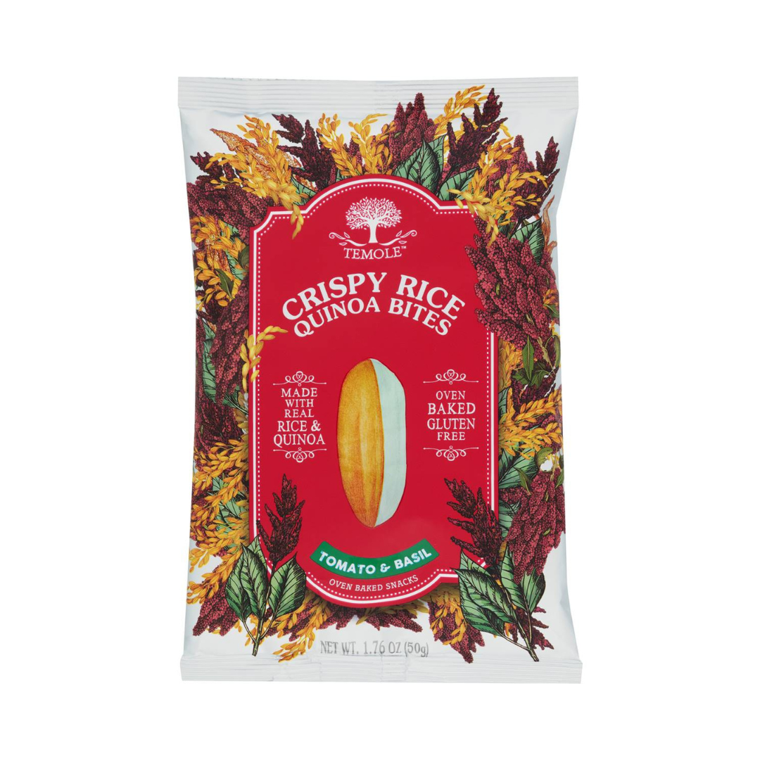 Temole - Crispy Rice Quinoa - Tomato Basil 50g