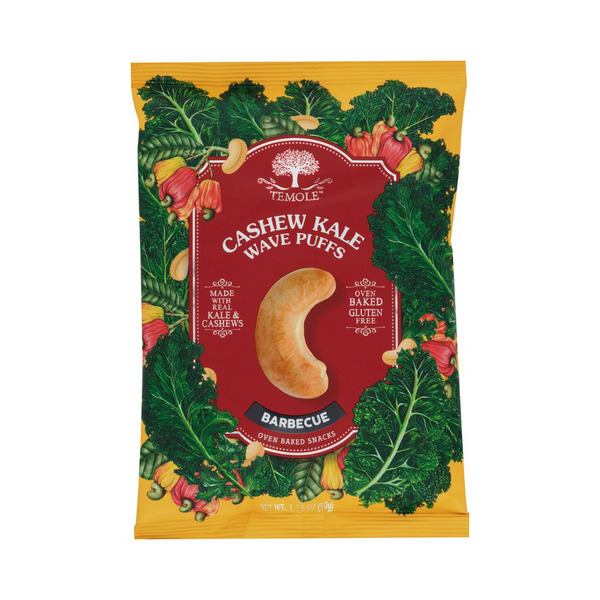 Temole - Cashew Kale Wave Puffs - BBQ 50g