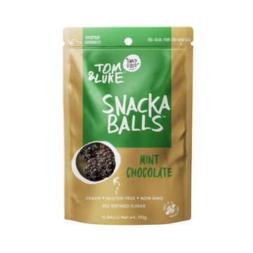 Tom and Luke Snackaball -  Dark Chocolate Mint Original, 132g