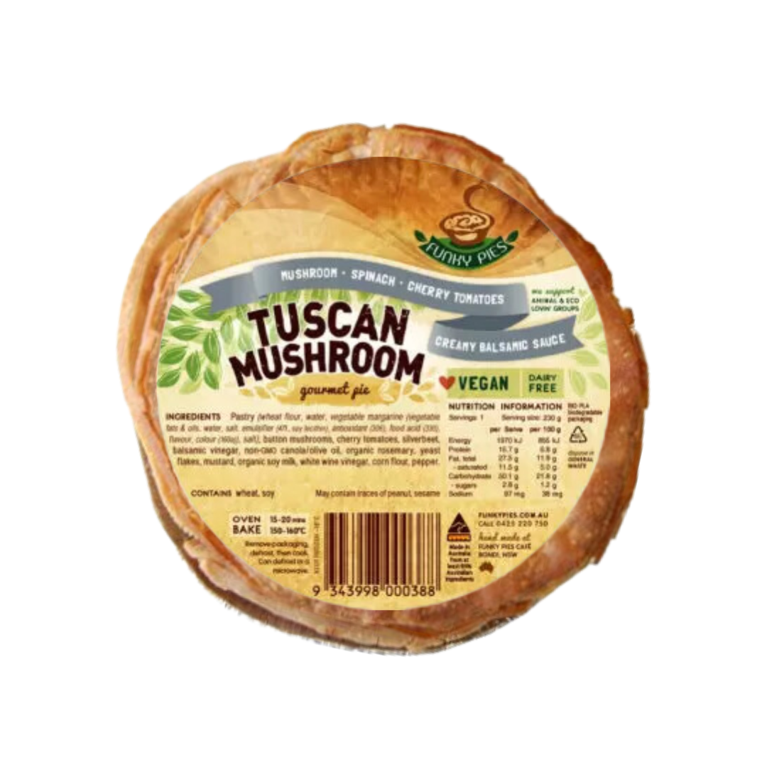 Funky Pies - Tuscan Mushroom Pie 230g