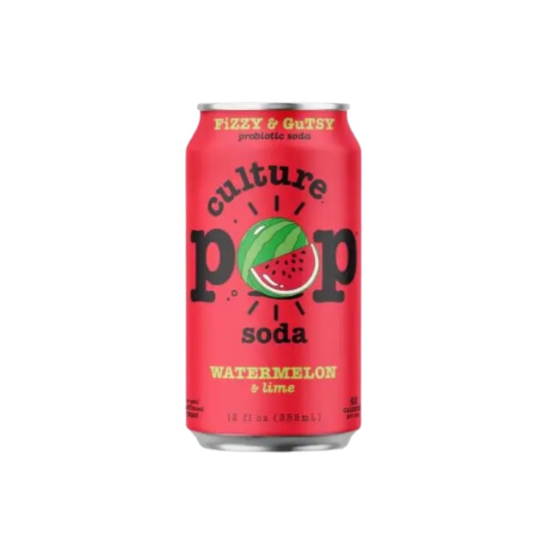Culture Pop Soda - Probiotic Watermelon Soda, 355ml