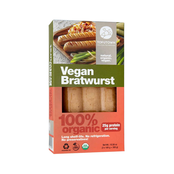 Viana - Tofutown Bratwurst Sausage 300g