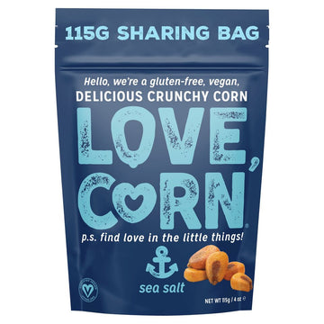 Love Corn - Vegan Sea Salt Premium Crunchy Corn 115g