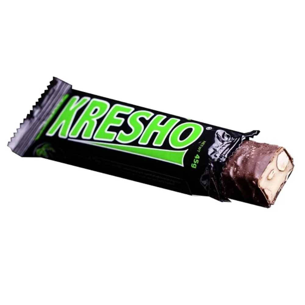 Kresho - Almond Nougat Chocolate Bar (Vegan Snickers) 45g - Everyday Vegan Grocer