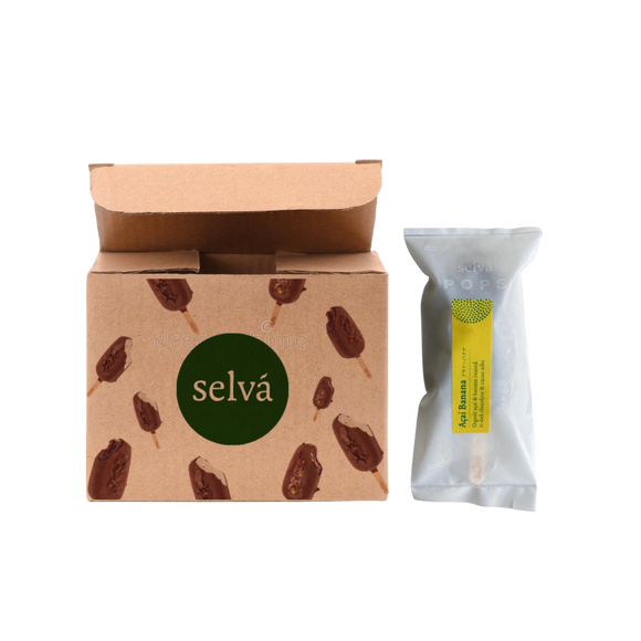 Selva Pops - Acai Banana (Box of 24) - Everyday Vegan Grocer
