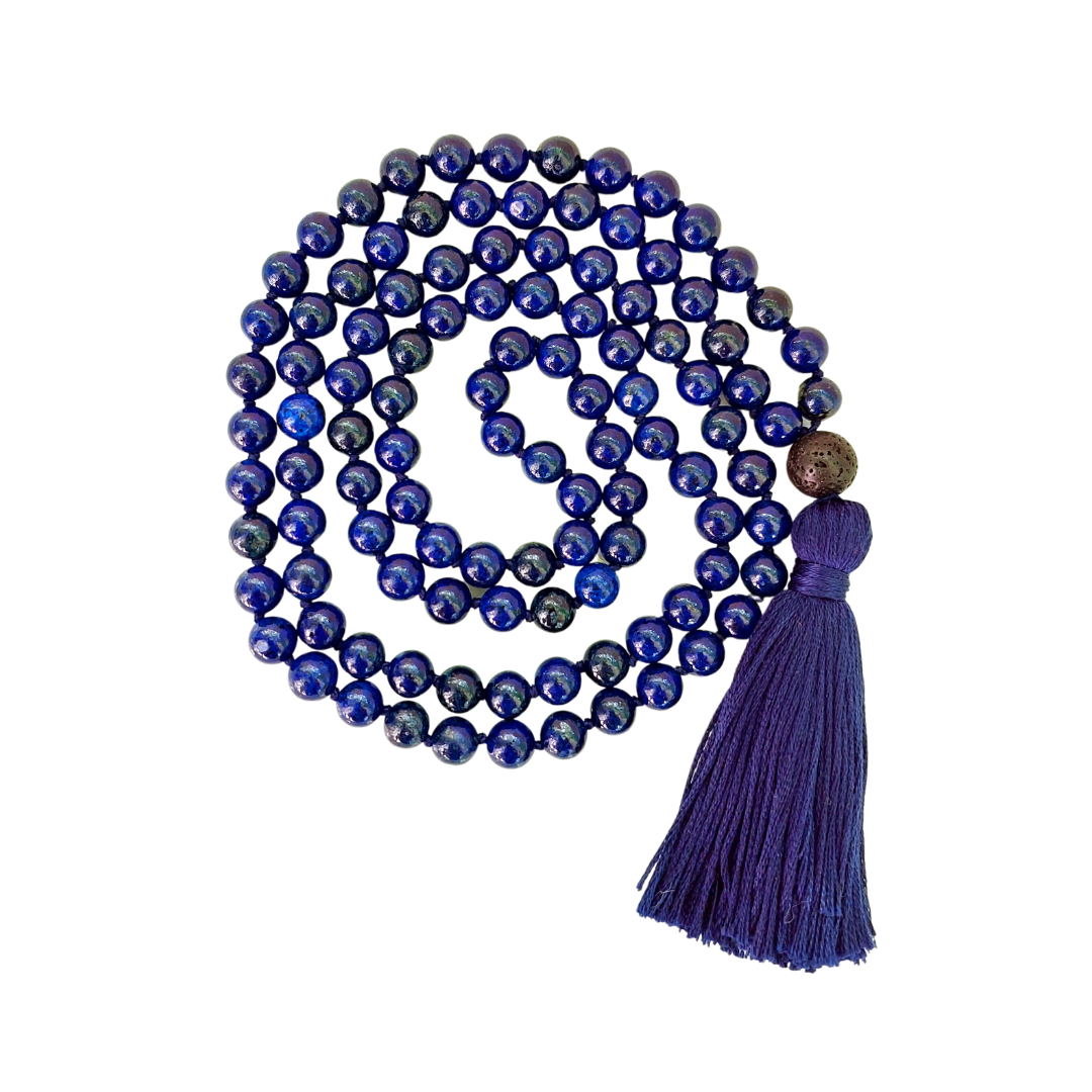 SparrowLarkBeads - Mala necklace 108 beads, 8mm bead size-8