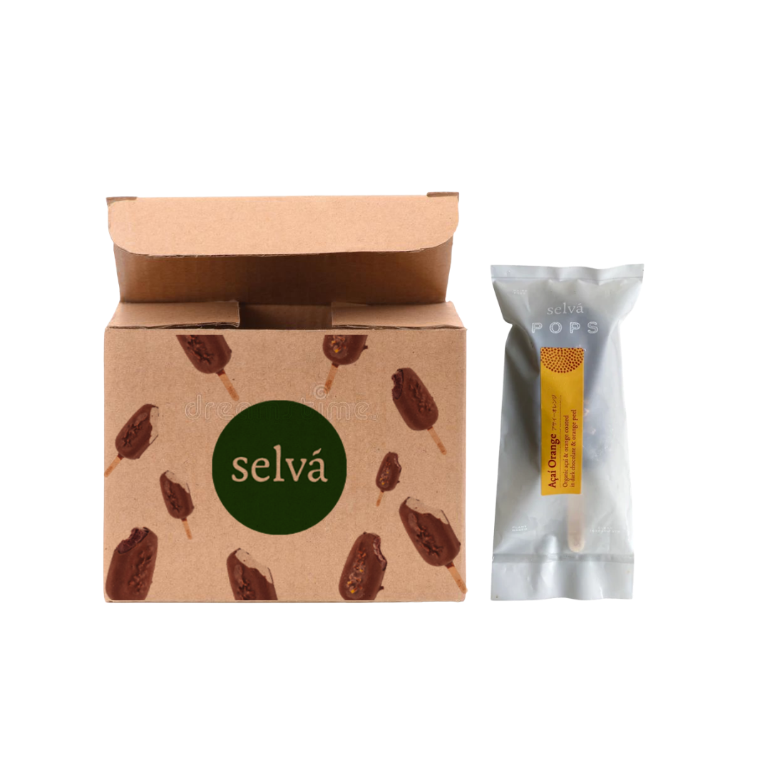 Selva Pops - Acai Orange (Box of 24) - Everyday Vegan Grocer
