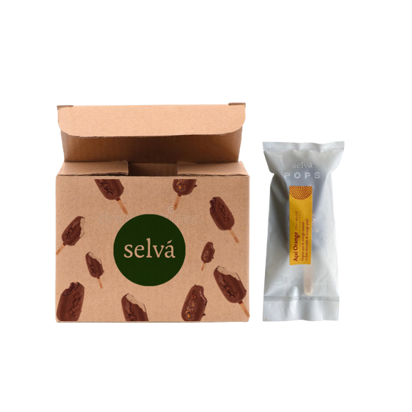 Selva Pops - Acai Orange (Box of 24) - Everyday Vegan Grocer