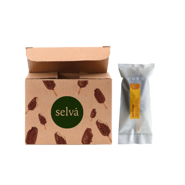 Selva Pops - Acai Orange (Box of 24) - Everyday Vegan Grocer