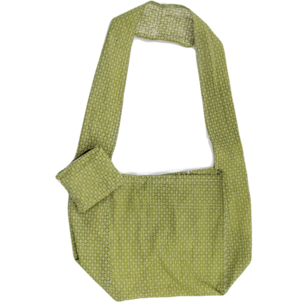 Apple Green Duck- 100% Organic Cotton Flora Bag - Everyday Vegan Grocer