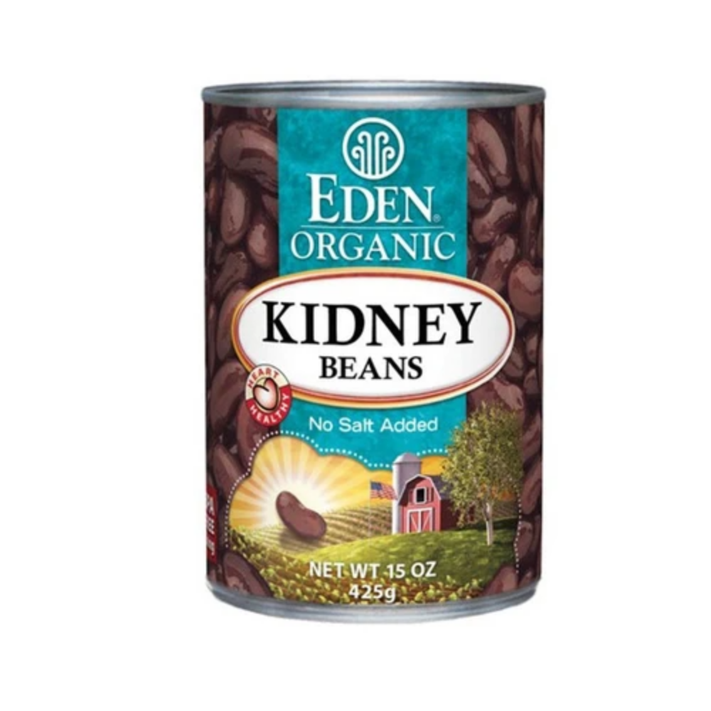 Eden Organic - Kidney Bean (Dark Red) 425g - Everyday Vegan Grocer