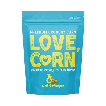 Love Corn - Vegan Salt And Vinegar Premium Crunchy Corn 115g