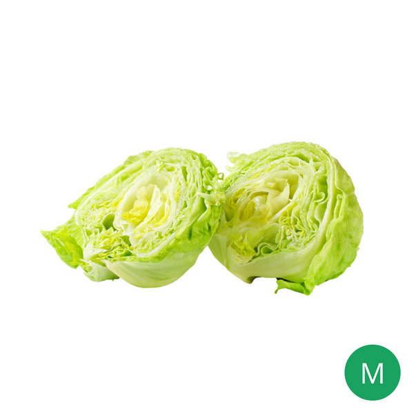 Organic Produce - Iceberg Lettuce Medium (400-500g) - Everyday Vegan Grocer