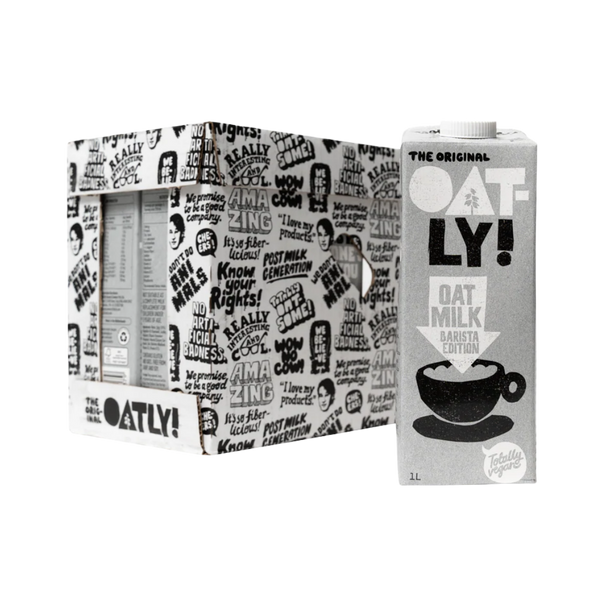 Oatly - Oat Milk - Barista Grade 1L (Box of 12) - Everyday Vegan Grocer