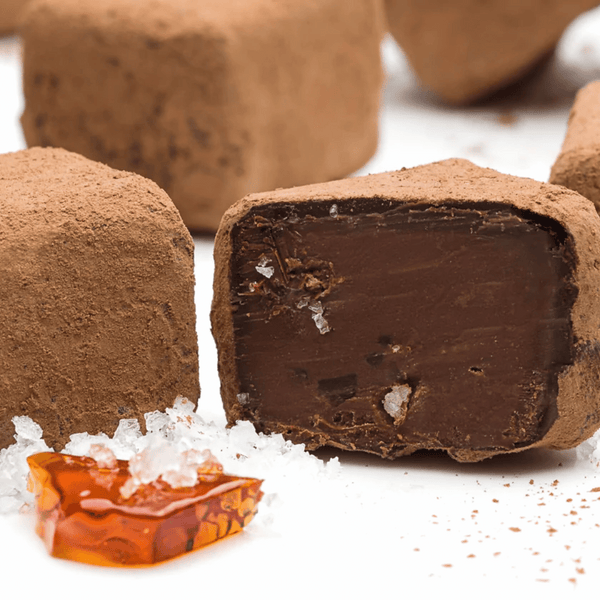 Booja Booja - Chocolate Salted Caramel Two Truffle Pack, 23g - Everyday Vegan Grocer