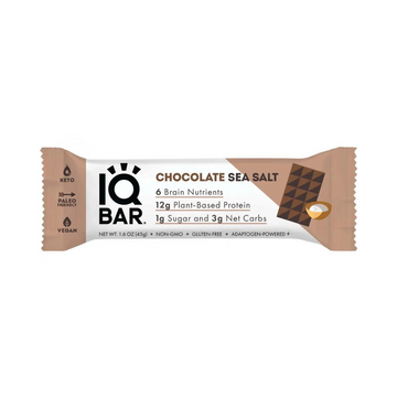 IQBar Keto Plant Protein Bar - Chocolate Sea Salt 45g