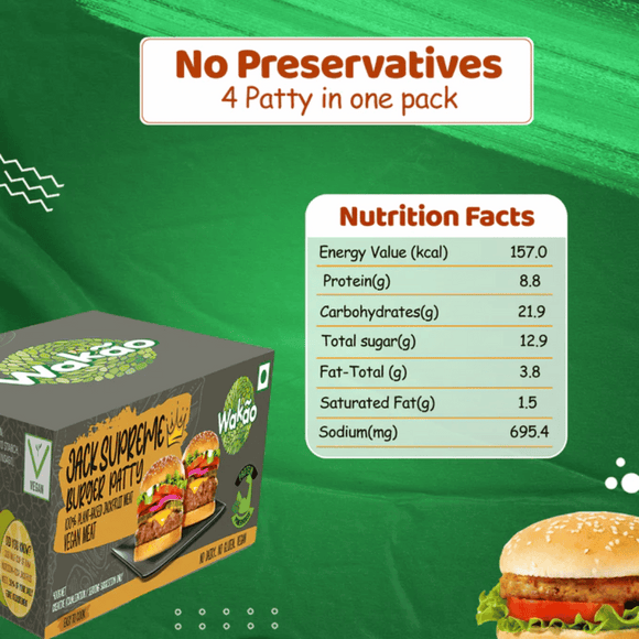 Wakao - Supreme Jack Burger Patty 400g
