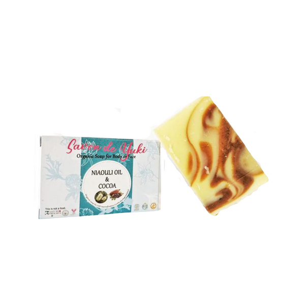 Savon de Yuki - Niaouli Oil & Cocoa, 110g - Everyday Vegan Grocer