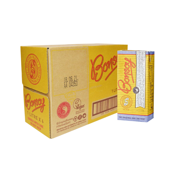 Bonsoy - Organic Soy Milk 1L (Box of 12) - Everyday Vegan Grocer