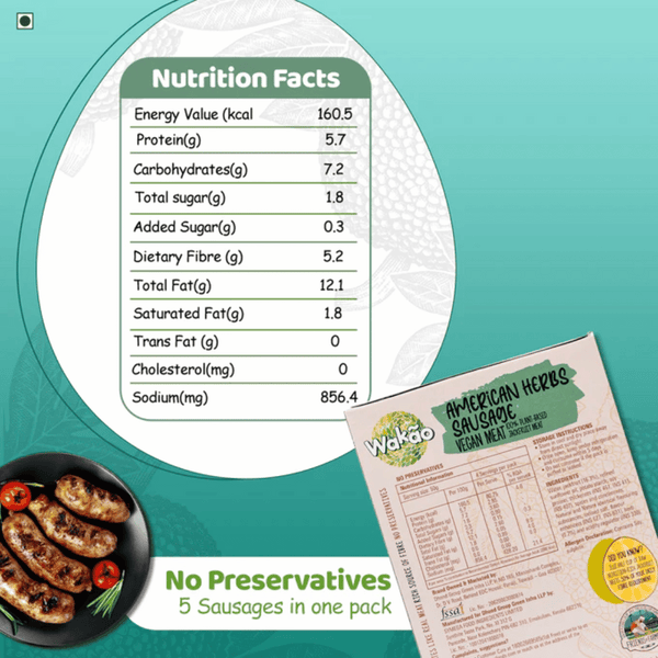 Wakao - American Herb Sausages 200g