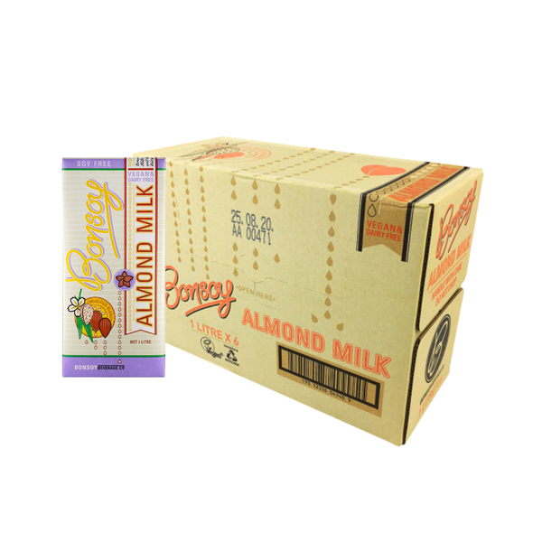 Bonsoy - Almond Milk 1L (Box of 12) - Everyday Vegan Grocer