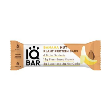 IQBar Keto Plant Protein Bar - Banana Nut 45g