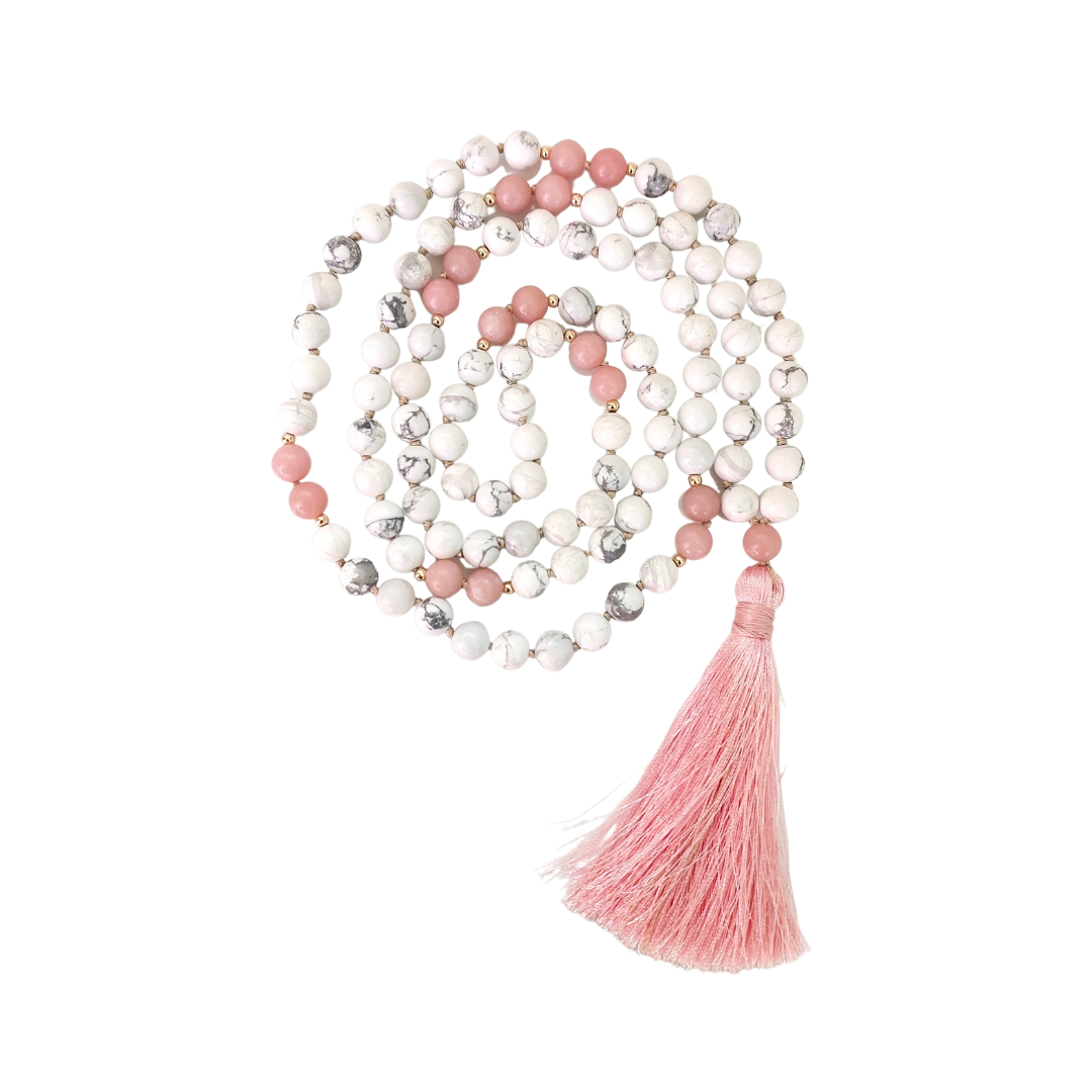 SparrowLarkBeads - Mala necklace 108 beads, 8mm bead size-3