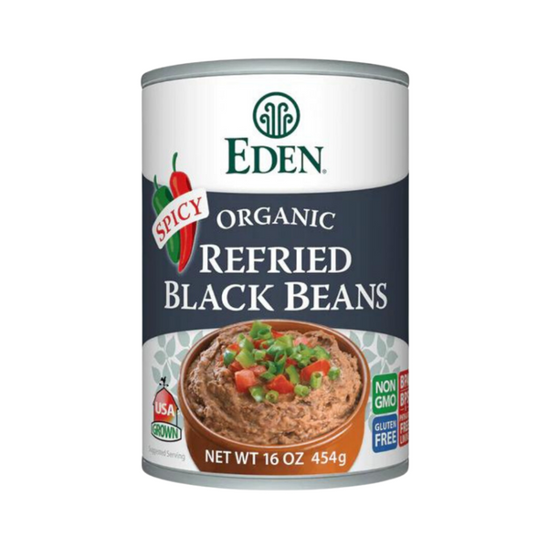 Eden Organic - Spicy Refried Black Bean 454g