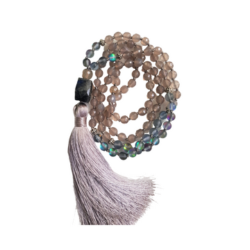 SparrowLarkBeads - Mala necklace 108 beads, varied designs, 6mm bead size