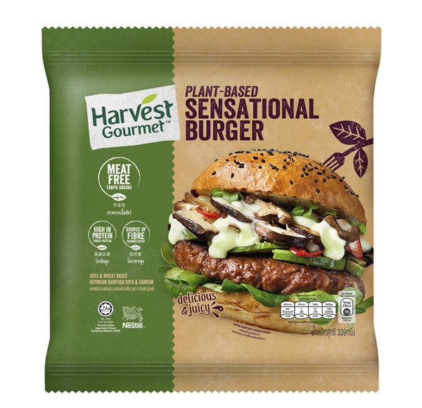 Harvest Gourmet- Sensational Burger 339g - Everyday Vegan Grocer
