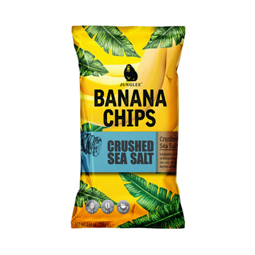 Junglee Jack - Banana Chips Crushed Sea Salt 75g