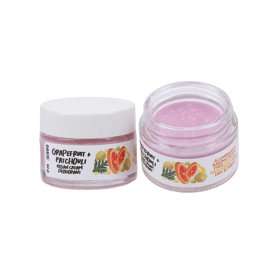 OASIS Beauty Kitchen - Vegan Cream Deodorant - Grapefruit + Patchouli - Everyday Vegan Grocer