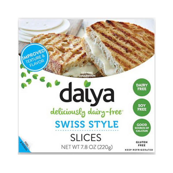 Daiya - Swiss Style Slices 220g - Everyday Vegan Grocer