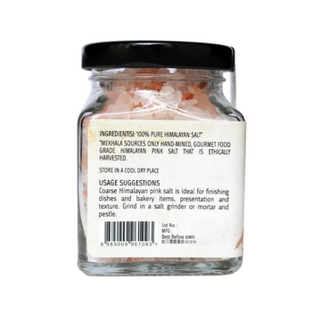 Mekhala - Himalayan Pink Salt Coarse 220g - Everyday Vegan Grocer