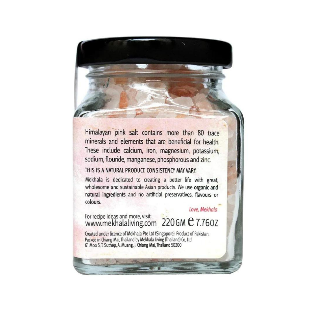Mekhala - Himalayan Pink Salt Coarse 220g - Everyday Vegan Grocer