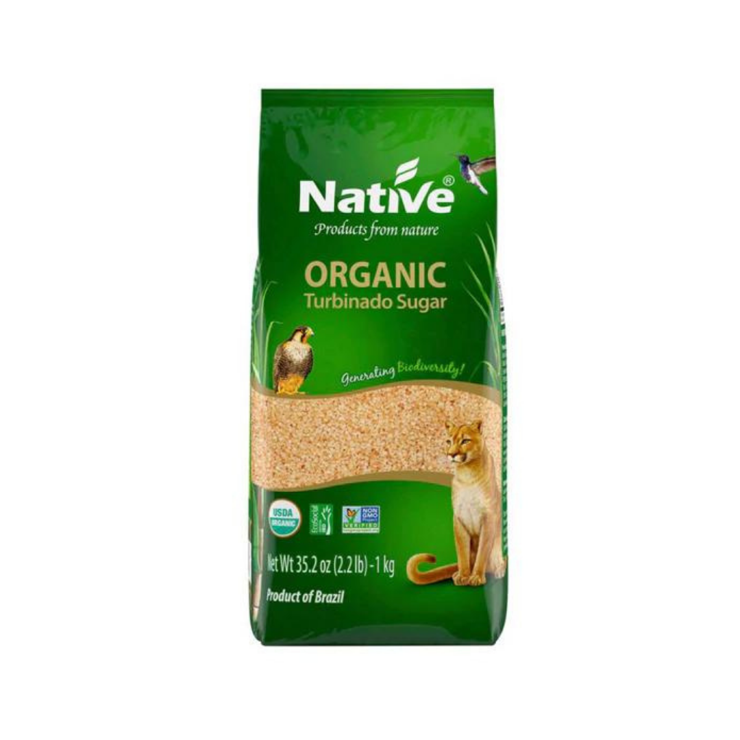 Native - Organic Turbinado Sugar 1kg - Everyday Vegan Grocer