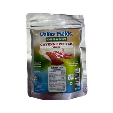 Valley Fields - Cayenne Pepper (Strong) 100g