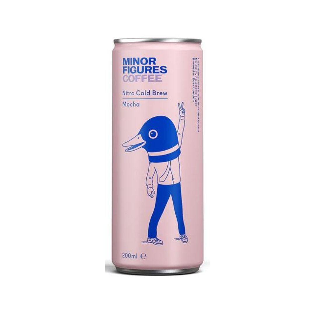Minor Figures - Nitro Cold Brew Mocha, 200ml - Everyday Vegan Grocer