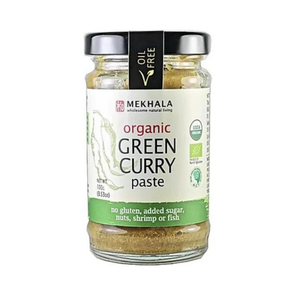 Mekhala Organic Thai Green Curry Paste, 100g - Everyday Vegan Grocer