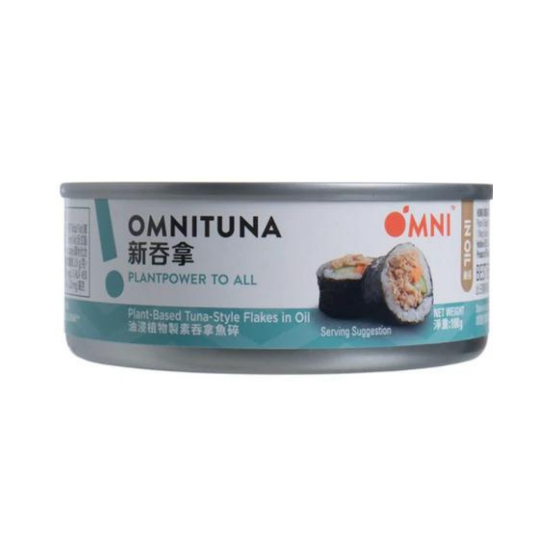 Omnituna - Plant-based Tuna Style Flakes in oil, 100g - Everyday Vegan Grocer