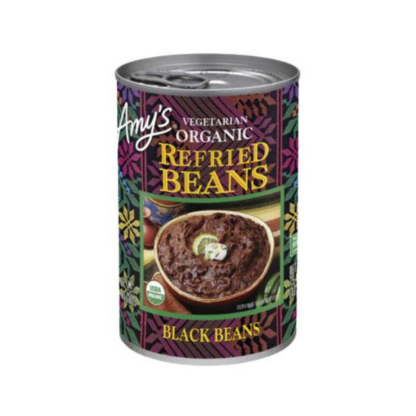 Amy's Organic Vegetarian Refried Black Beans - Everyday Vegan Grocer