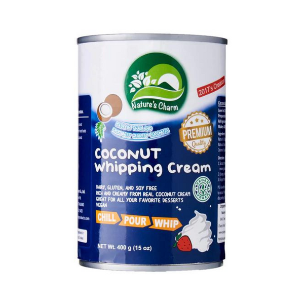 Nature's Charm - Coconut Whipping Cream 400g - Everyday Vegan Grocer